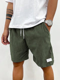 Herren Sommer Lässige Shorts Mit Kordelzug